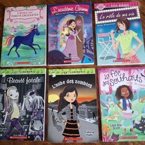 Lot of 6 French Children's Books